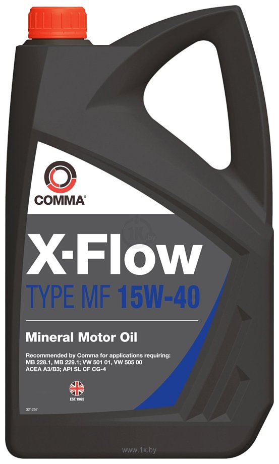 Фотографии Comma X-FLOW TYPE MF 15W-40 4л