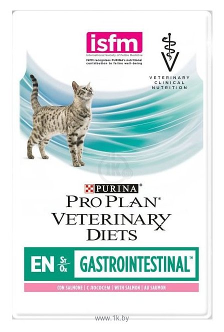 Фотографии Pro Plan Veterinary Diets (0.085 кг) 24 шт. Feline EN Gastrointestinal Salmon pouch