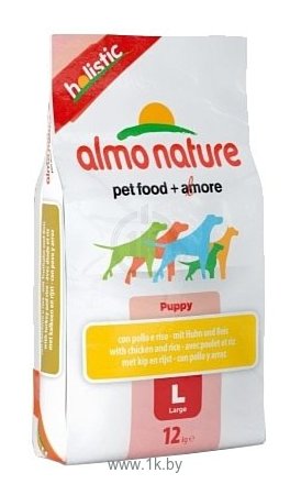 Фотографии Almo Nature (12 кг) Holistic Large Puppy Chicken and Rice