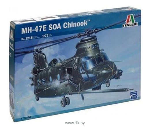Фотографии Italeri 1218 Вертолет MH-47 E SOA Chinook TM