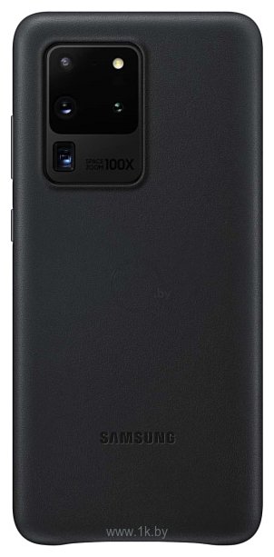 Фотографии Samsung Leather Cover для Galaxy S20 Ultra (черный)