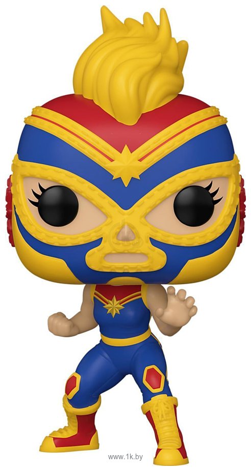 Фотографии Funko Bobble Marvel Luchadores Captain Marvel 53872