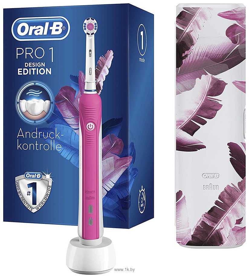 Фотографии Oral-B Pro 1 750 Cross Action Design Edition D16.513.1UX (розовый)