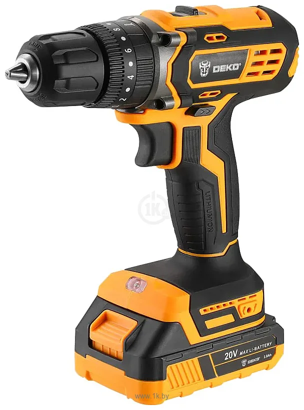 Фотографии Deko DKCD20 Impact Set 063-4415 (с 2-мя АКБ)