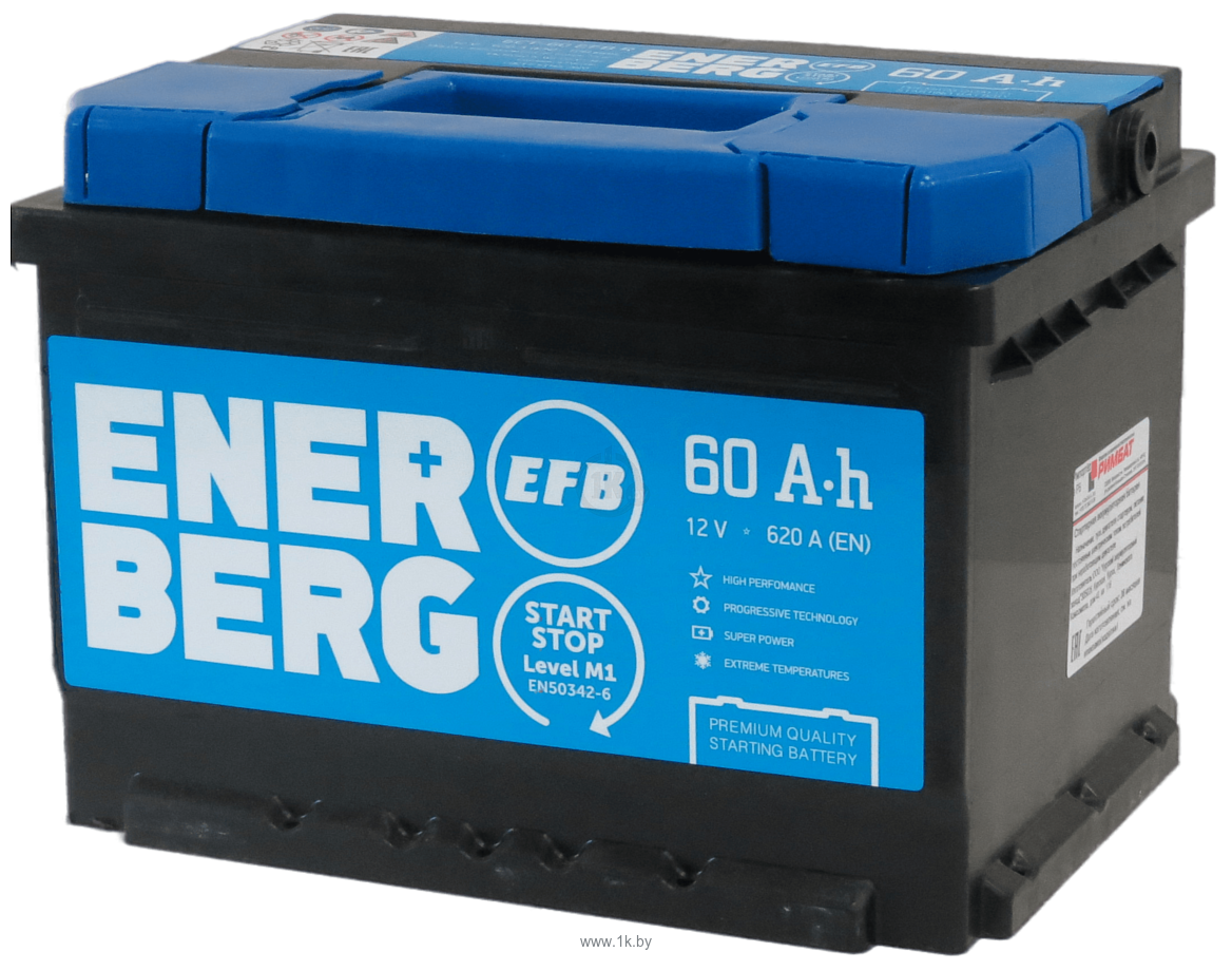 Фотографии Enerberg EFB 60 R низк (60Ah)