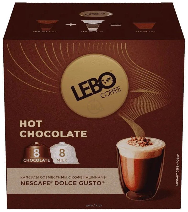 Фотографии LEBO Coffee Hot Chocolate 240 г