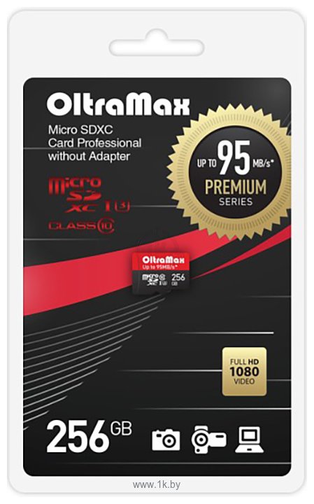 Фотографии OltraMax Premium Series microSDXC 256GB OM256GCSDXC10UHS-1-PRU3 W