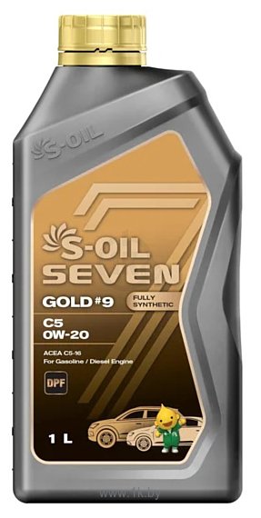 Фотографии S-OIL 7 GOLD #9 C5 0W-20 1л