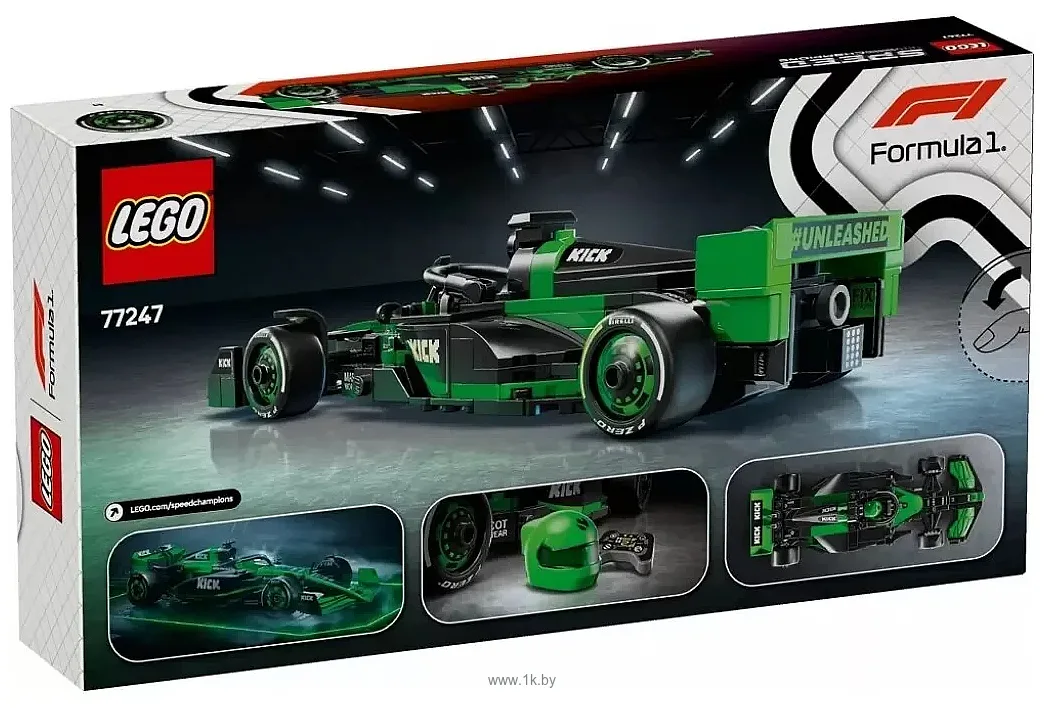 Фотографии LEGO Speed Champions 77247 Гоночный автомобиль KICK Sauber F1 Team C44