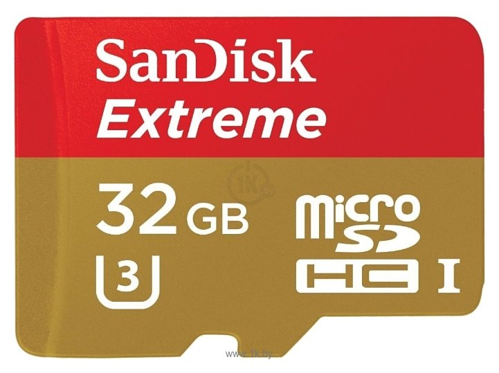 Фотографии Sandisk Extreme microSDHC Class 10 UHS Class 3 60MB/s 32GB