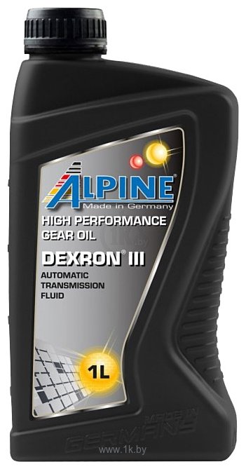 Фотографии Alpine ATF DEXRON III (gelb) 1л