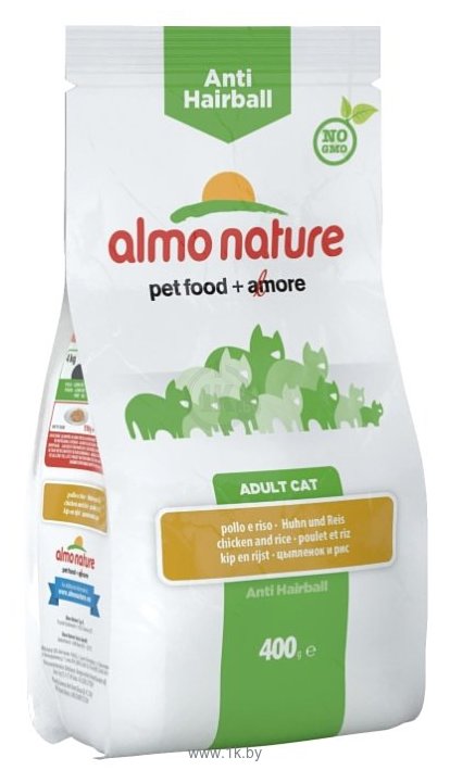 Фотографии Almo Nature Functional Adult Anti-Hairball Chicken and Rice (0.4 кг)