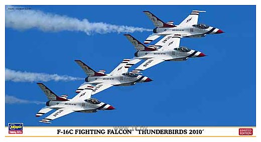 Фотографии Hasegawa Истребитель F-16C Fighting Falcon "Thunderbirds 2010"
