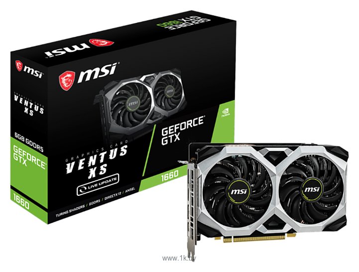 Фотографии MSI GeForce GTX 1660 VENTUS XS