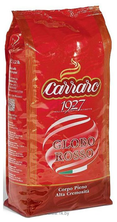 Фотографии Carraro Globo Rosso в зернах 1 кг