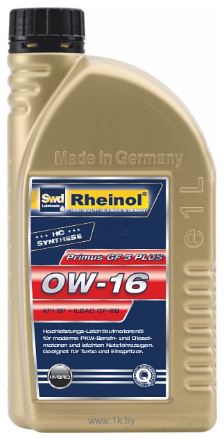 Фотографии Rheinol Primus GF5 Plus 0W-16 1л