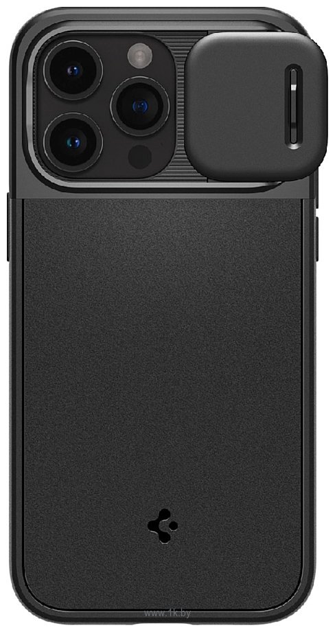 Фотографии Spigen Optik Armor (MagFit) для iPhone 15 Pro ACS07184 (черный)