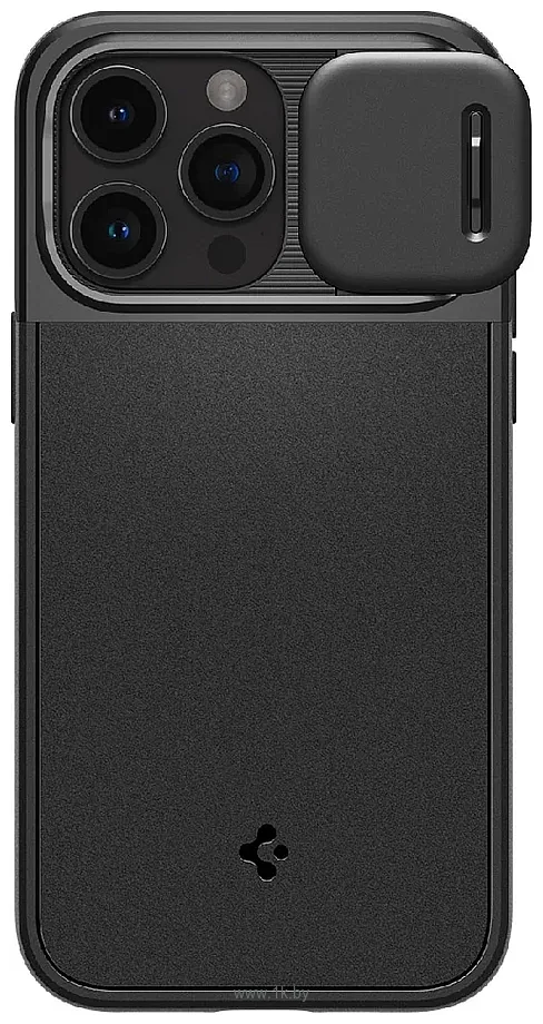 Фотографии Spigen Optik Armor (MagFit) для iPhone 15 Pro ACS07184 (черный) Фотографии Spigen Optik Armor (MagFit) для iPhone 15 Pro ACS07184 (черный)