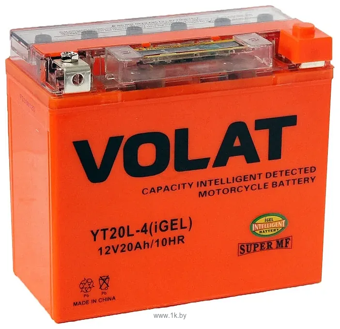Фотографии VOLAT YT20L-4(iGEL) R+ (20Ah)