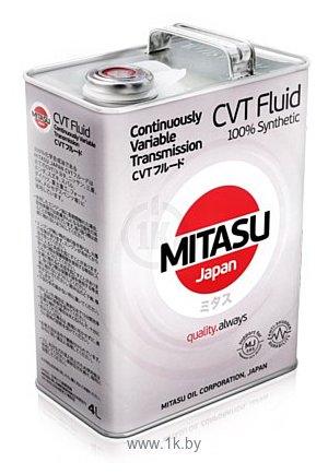 Фотографии Mitasu MJ-322 CVT FLUID 100% Synthetic 4л