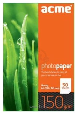 Фотографии ACME Photo Paper (Value pack) A6 (10x15cm) 150 g/m2 50л