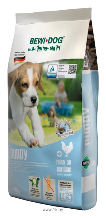 Фотографии Bewi Dog Puppy rich in Poultry для щенков мелких и средних пород (1.6 кг)