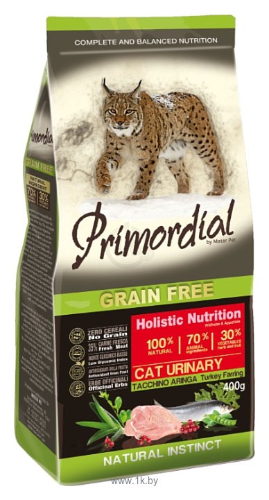 Фотографии Primordial (2 кг) Grain Free Cat Urinary Turkey Farring