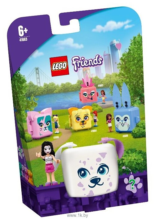 Фотографии LEGO Friends 41663 Кьюб Эммы с далматином