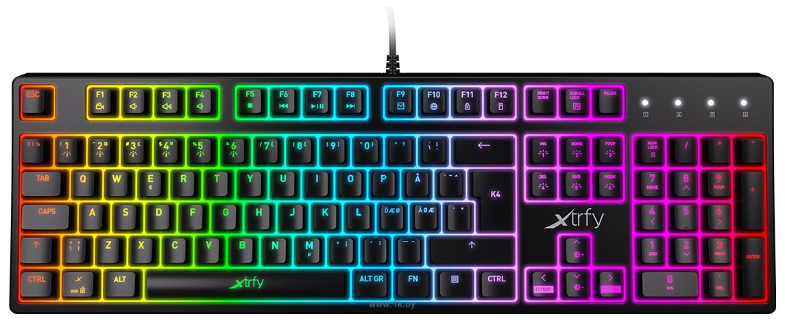 Фотографии Xtrfy K4 RGB black