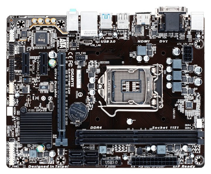 Фотографии GIGABYTE GA-H110M-S2H (rev. 1.0)