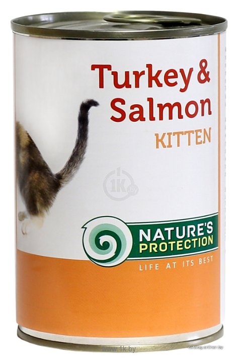 Фотографии Nature's Protection Консервы Kitten Turkey & Salmon (0.4 кг) 1 шт.