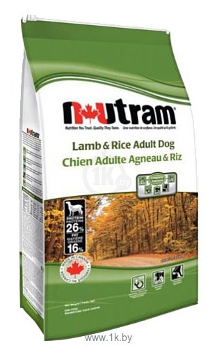 Фотографии Nutram Lamb and Rice Adult Dog (3 кг)
