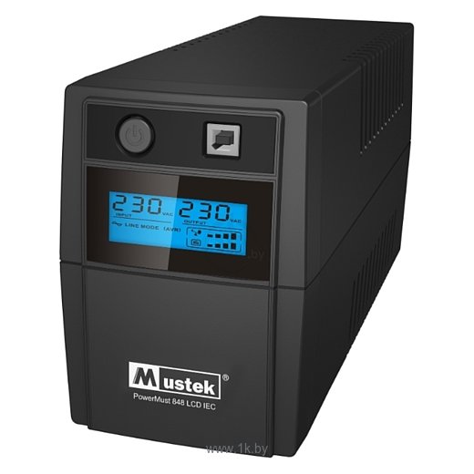 Фотографии Mustek PowerMust 848 LCD (850VA) IEC