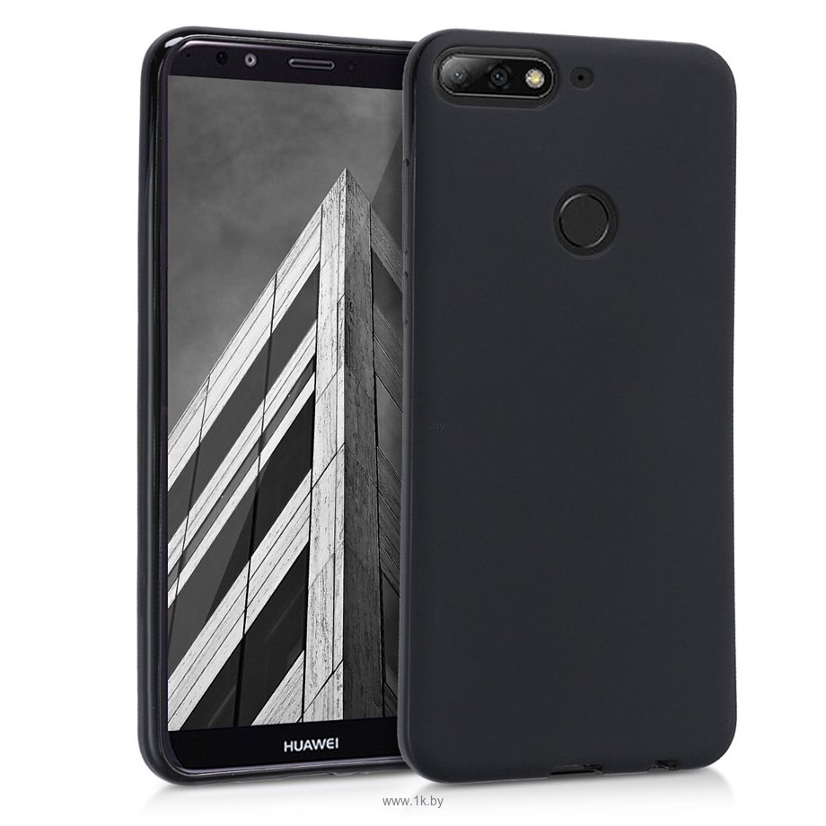 Фотографии Case Deep Matte для Huawei Y7 Prime (2018) (черный)