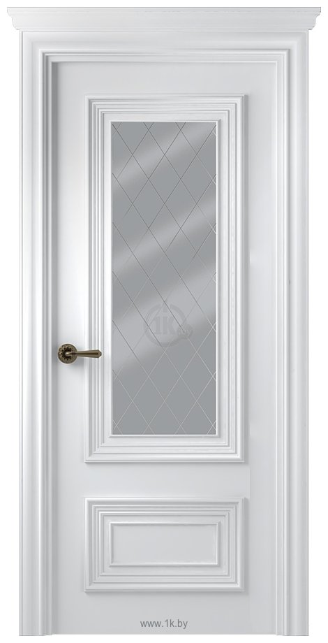 Фотографии Belwooddoors Палаццо 2 90 см (стекло, эмаль, белый/мателюкс 39)