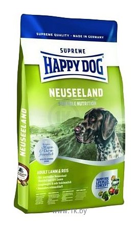 Фотографии Happy Dog (4 кг) Supreme Sensible - Neuseeland с ягненком и рисом