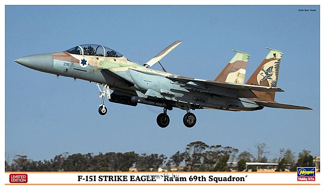 Фотографии Hasegawa Истребитель-бомбардировщик F15I Strike Eagle