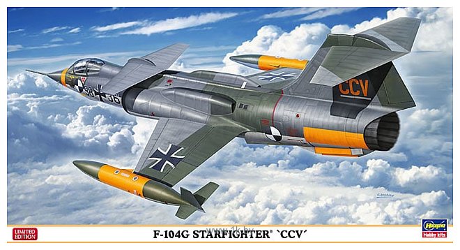 Фотографии Hasegawa Истребитель-бомбардировщик F-104G Starfighter CCV