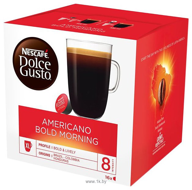 Фотографии Nescafe Dolce Gusto Americano Bold Morning 16 шт