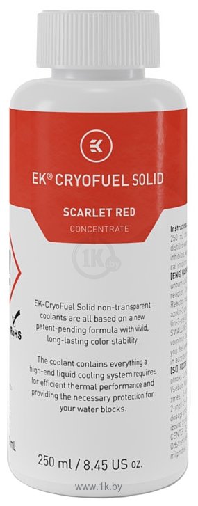 Фотографии EKWB EK-CryoFuel Solid Scarlet Red (250 мл)