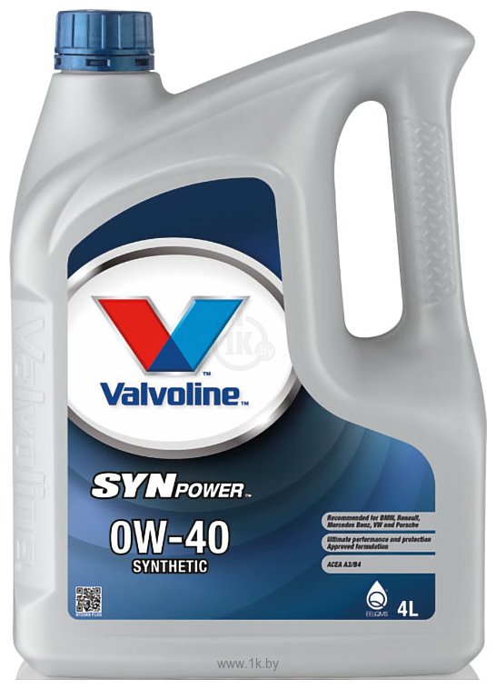 Фотографии Valvoline SynPower 0W-40 4л