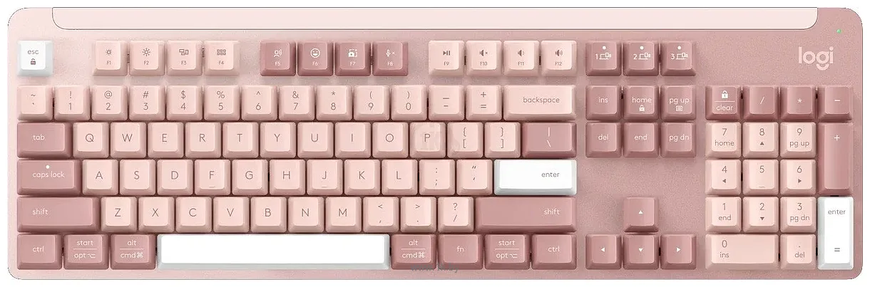 Фотографии Logitech Signature K865 920-012185 pink, с гравировкой