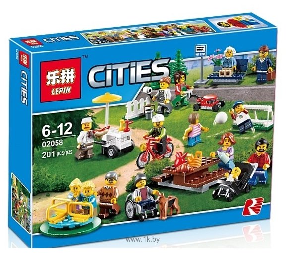 Фотографии Lepin City 02058 Праздник в парке - жители LEGO CITY