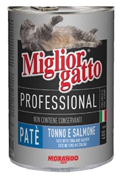 Фотографии Miglior Gatto Professional Line Pate Tuna and Salmon