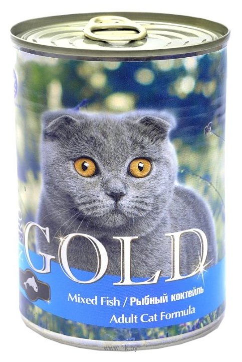 Фотографии Nero Gold Консервы для кошек.Рыбный коктейль (0.41 кг) 1 шт.
