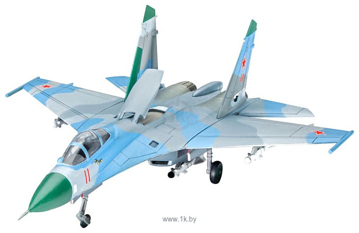 Фотографии Revell 63948 Подарочный набор Советский истребитель Su-27 Flanker