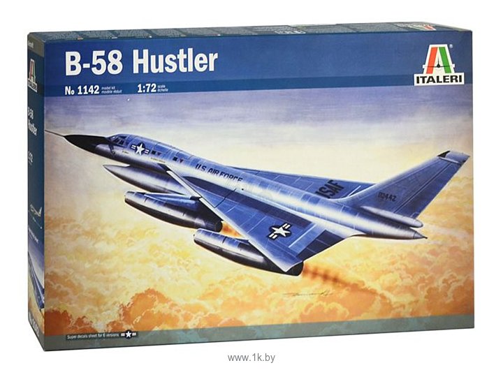 Фотографии Italeri 1142 Бомбардировщик B-58 Hustler