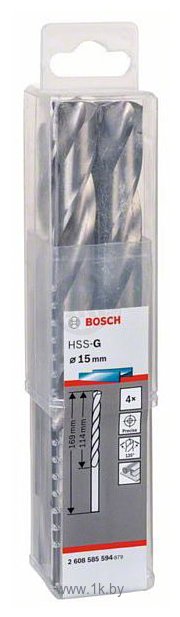 Фотографии Bosch 2608585894 5 предметов