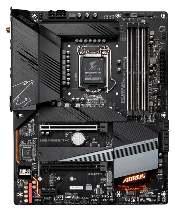 Фотографии GIGABYTE Z590 AORUS ELITE AX (rev. 1.0)