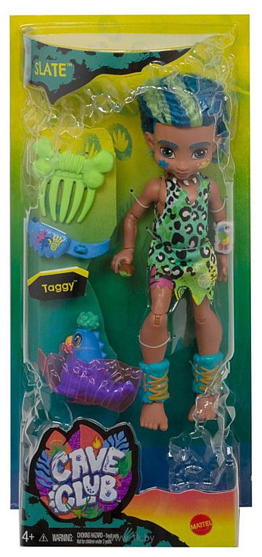 Фотографии Cave Club Slate Prehistoric Fashion Doll with Dinosaur Pet GNL87